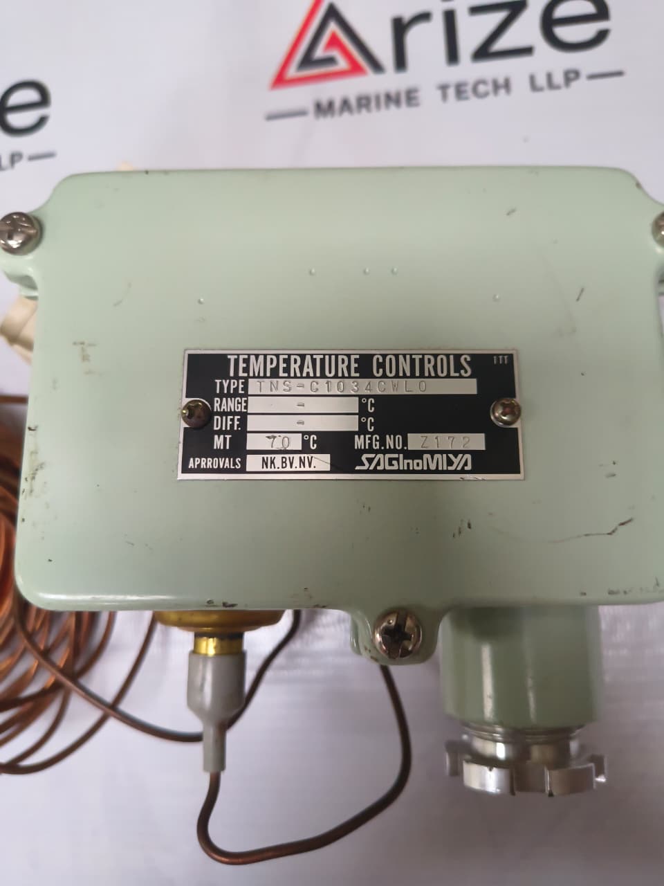 SAGINOMIYA TNS-C1034CWL0 TEMPERATURE CONTROLS NEW